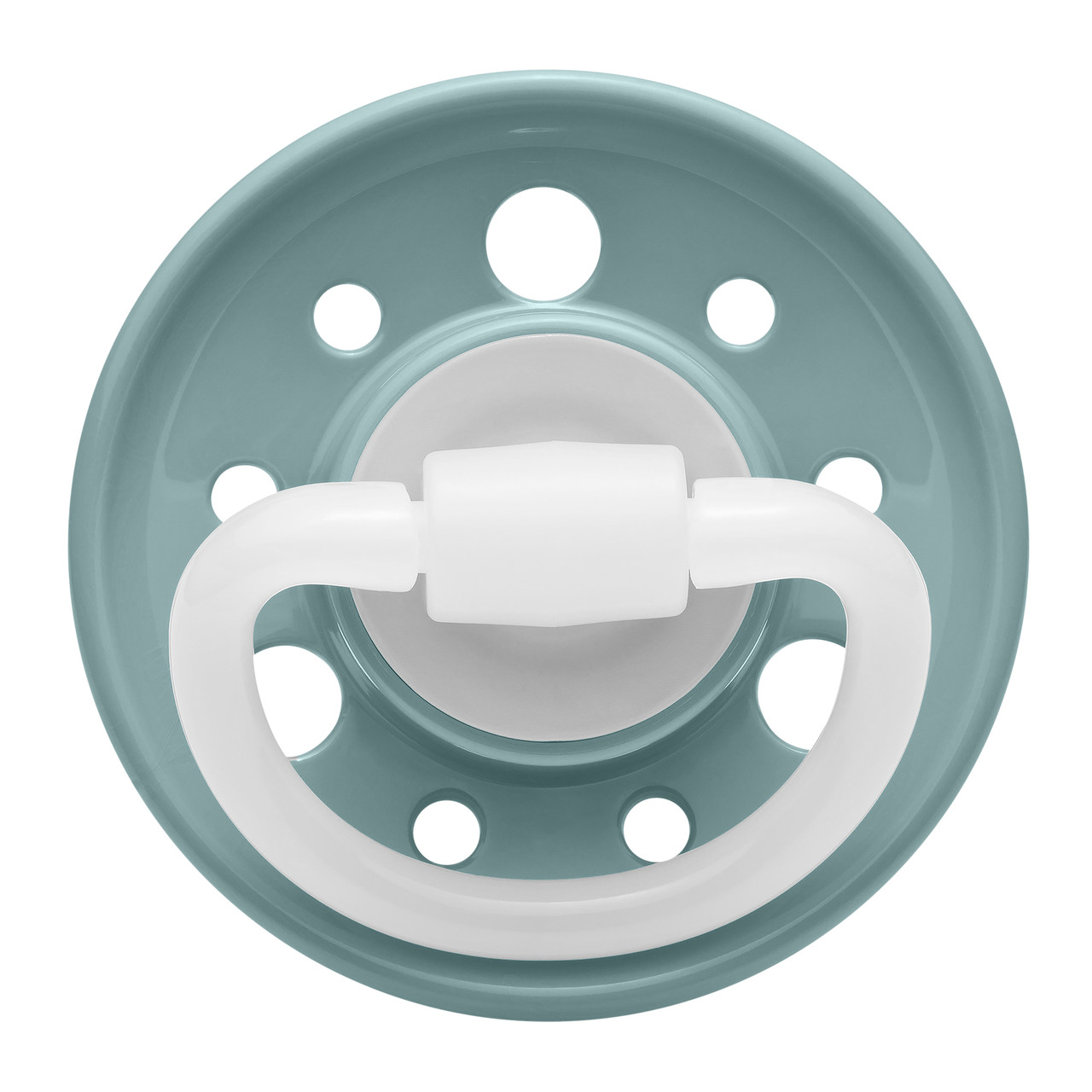 Пустушка кругла "Вишенька" - Морська хвиля (латекс) (від 0 до 6 місяців),(1 шт)/ NIP, фото 1