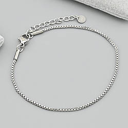 Браслет зі сталі Емма 40348 ширина 1.5 мм довжина 17+3