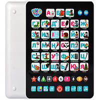 Детский развивающий планшет Азбука SK 0019 на укр. языке Белый , Лучшая цена
