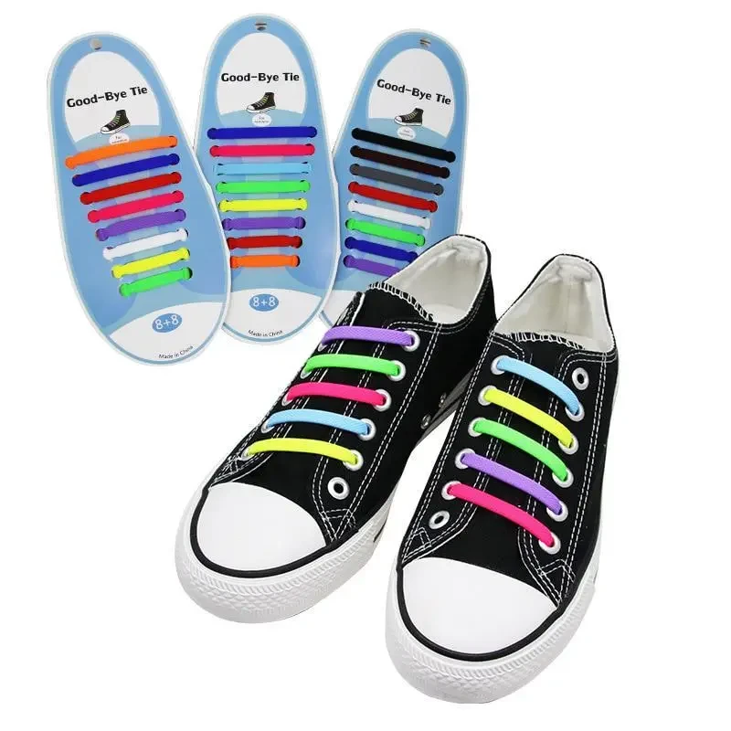 Силиконовые шнурки для обуви 16 шт Лучшая цена на PokupOnline - фото 1 - id-p2061025075