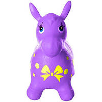 Детский прыгун-лошадка MS 0372 резиновый Фиолетовый , Лучшая цена