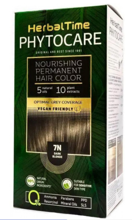Фарба для волосся HERBAL TIME PHYTOCARE №7N Темно-русий (3800010560047)