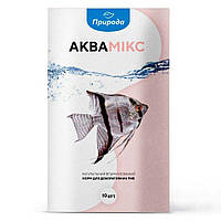 Натуральный корм для аквариумных рыб Природа Аквамикс 10 г (для всех аквариумных рыб) i