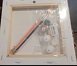 Картини по контурах Дитячі розмальовки на полотні 20х20 Будинок равлика Картини розмальовки Brushme MBS005, фото 5