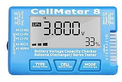 Тестер акумуляторів CellMeter8 Li-Po/Li-lon/Li-Fe/NiCd/NiMH