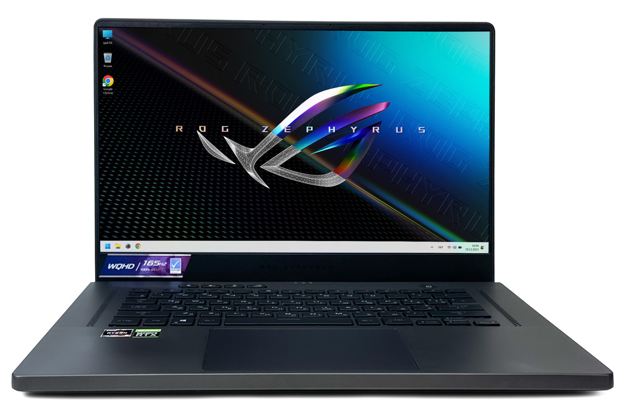 Ноутбук Asus ROG Zephyrus G15 GA503QS: Ryzen 9 5900HS / RAM 40 ГБ / RTX 3080 /SSD 2 ТБ /15.6" QHD, 165 Гц