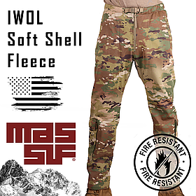 Вогнестійкі лам-софтшелл-фліс штани, Розмір: M/S FREE IWOL L-Soft Shell Fleece-Lined Trousers FR Колір: Scorpion