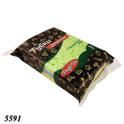 Губка для прибирання вологопоглинаюча 3 шт.