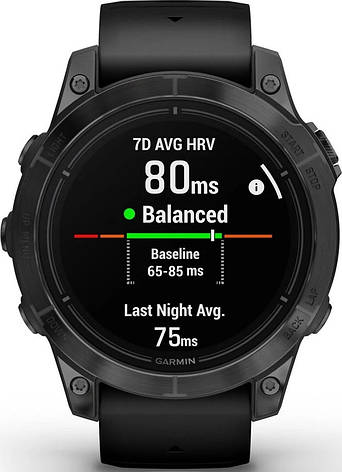 Смарт-годинник Garmin Epix Pro Gen 2 47mm Slate Gray w. Black Band (010-02803-00/01), фото 1