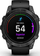 Смарт-годинник Garmin Epix Pro Gen 2 47mm Slate Gray w. Black Band (010-02803-00/01), фото 6