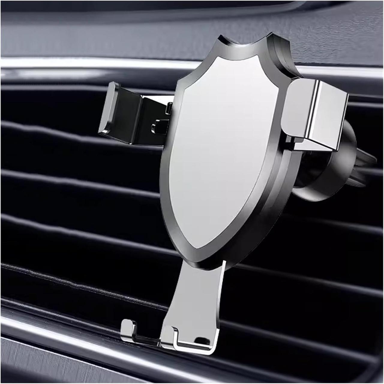 Гравітаційний автотримач телефону на дефлектор Metal Gravity Car Holder, фото 1