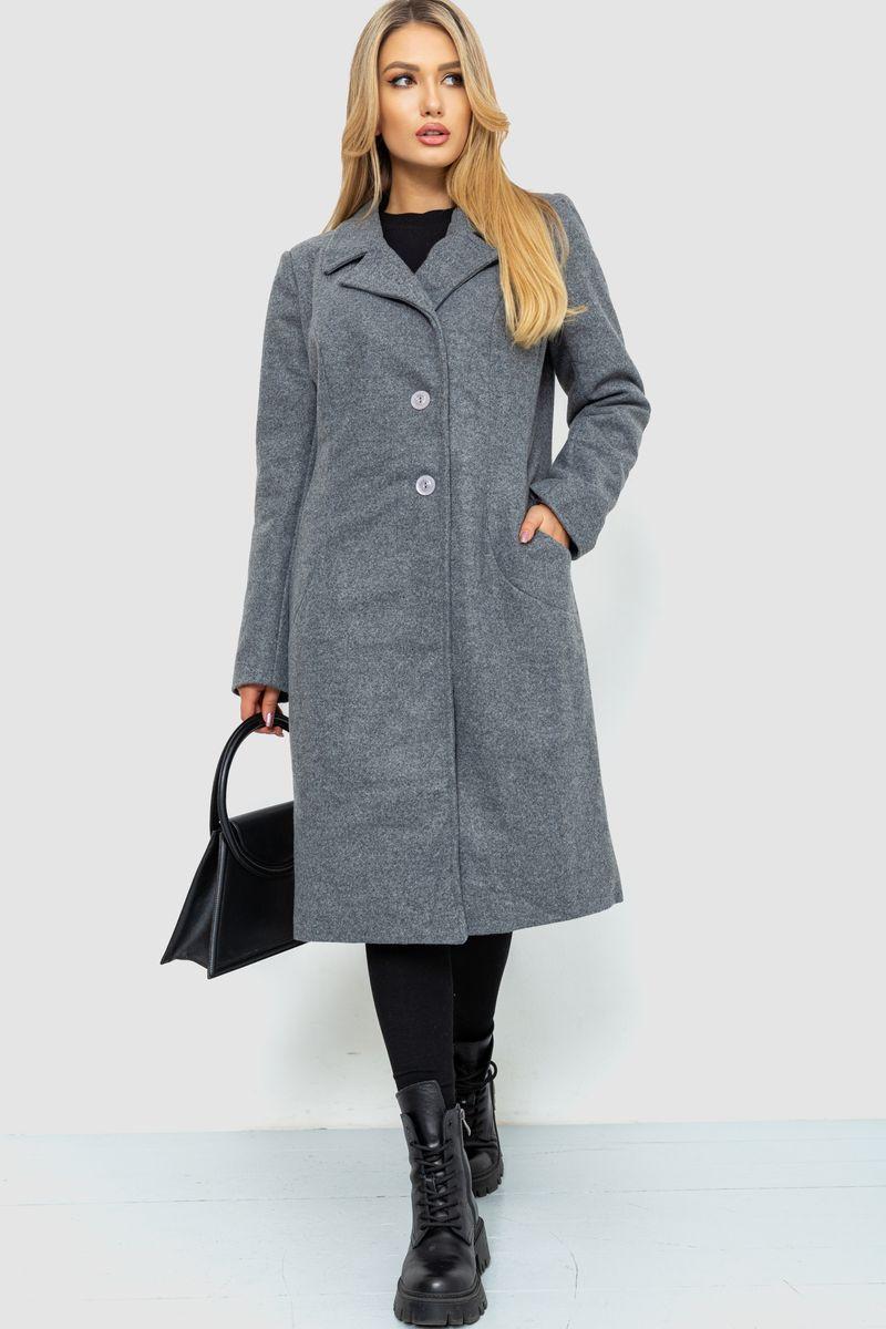 Пальто женское, цвет серый, размер 4XL, 186R2851 - фото 2 - id-p2061081145
