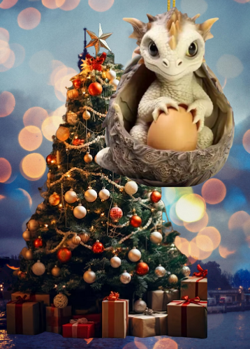 Акрилові 2d підвіски у формі мультяшного Дракона, фото 1