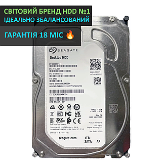 HDD 1TB Seagate BarraCuda ST1000DM010 HDD диск на 1 ТБ SATA для ПК