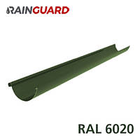 Металлический водосточный желоб RainGuard 125мм / 4м RAL 6020