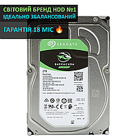 Жорсткий диск 2 ТБ Seagate BarraCuda ST2000DM008 SATA 3.5" HDD 2TB ( 2000GB ) для комп'ютера