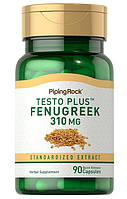 Экстракт семян пажитника TestoPlus Fenugreek Extract от Piping Rock, 310мг, 90 капсул