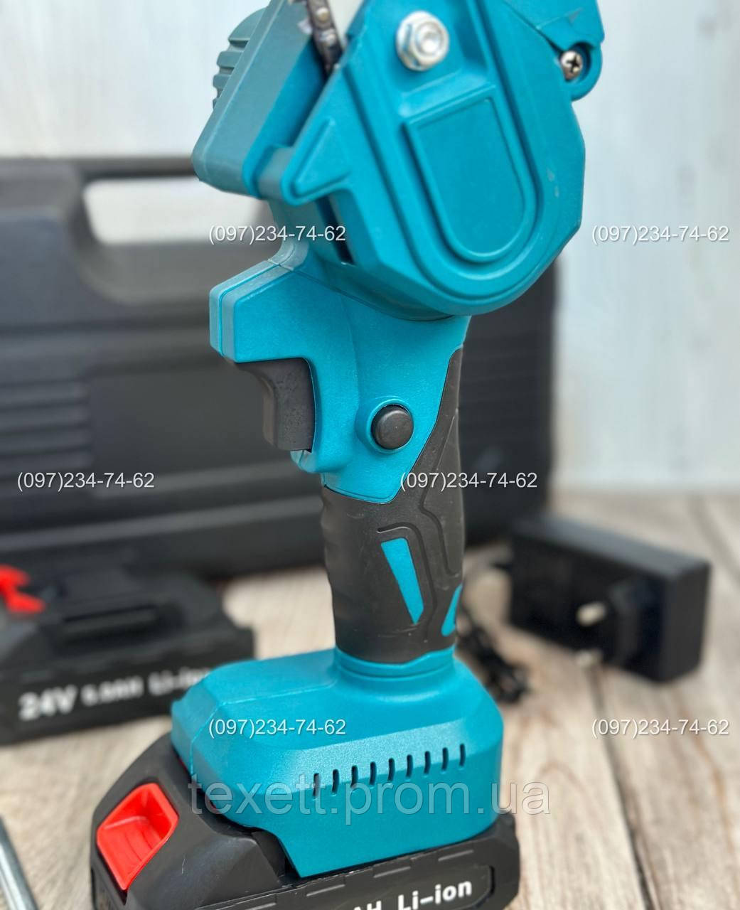 Мини пила Chain Saw mini 4" 1/4 для обрезки деревьев и распила дров - фото 4 - id-p2061129195