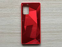 Чехол (панель, бампер, накладка) для Samsung Galaxy Note 20 красный, 3D рисунок, глянец, пластик