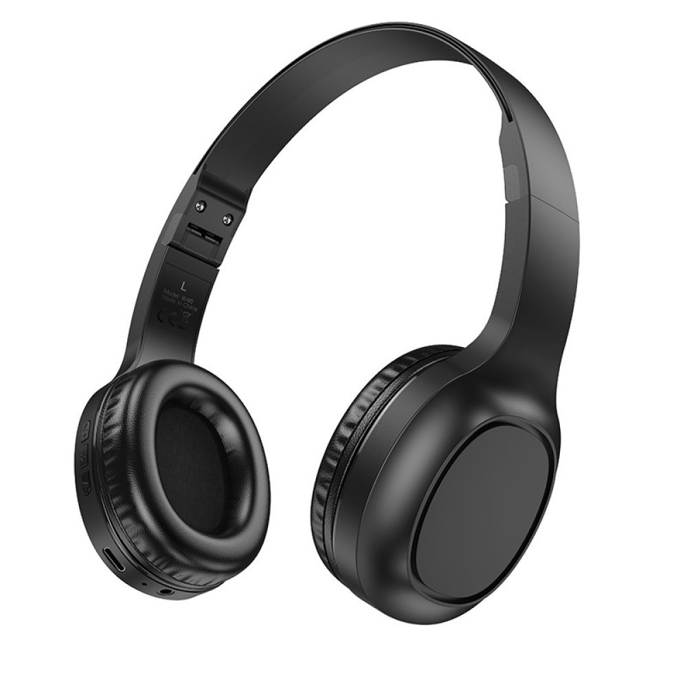 Бездротові Bluetooth навушники Hoco W46 Charm Чорні, фото 1