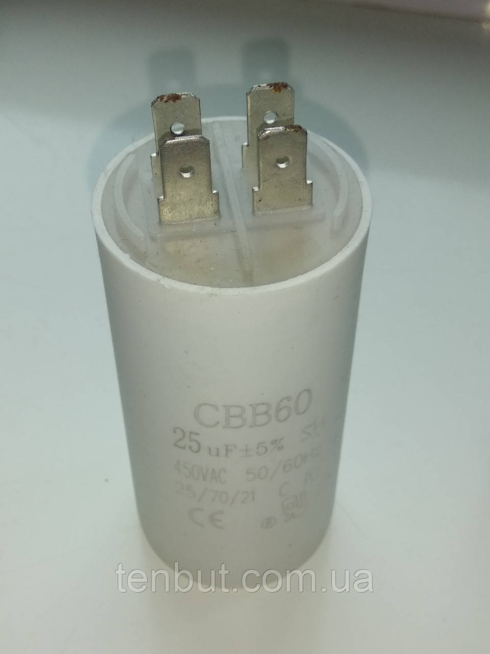 Конденсатор робочий CBB60 / 25 мкФ±5% / 450 В. / 50/60 Hz .