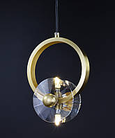 Люстра потолочная подвесная на 2 лампочки SGA6/2 Латунь 30-150х15х10 см. g