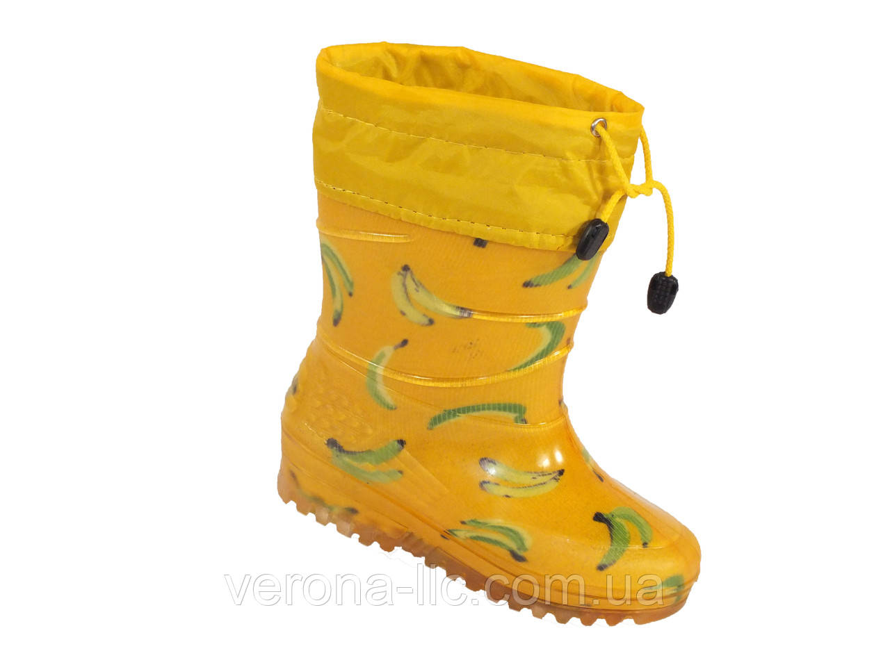 Гумові чоботи дитячі Verona "Банани на жовтому"