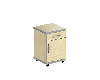 Тумба (820х400х630) М 221 клен/сірий