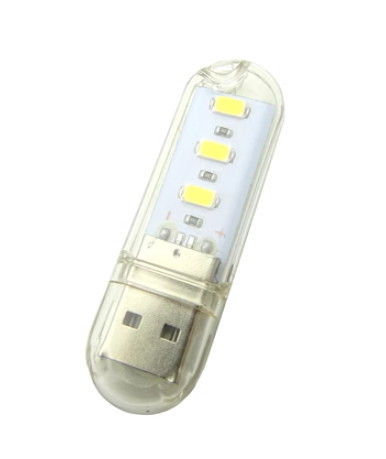 USB светильник 3LED жовтий