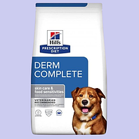 Сухой корм Hill's Prescription Diet Canine Derm Complete для собак при пищевой аллергии 4 кг