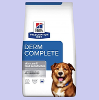 Сухий корм Hill's Prescription Diet Canine Derm Complete для собак при харчовій алергії  12 кг