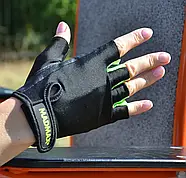 Рукавички для фітнесу MadMax MFG-251 Rainbow Green M, фото 4