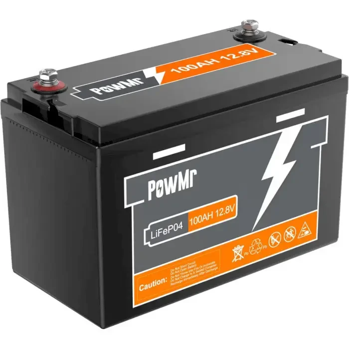 Акумулятор LiFePo4 PowMr 100AH 12.8V