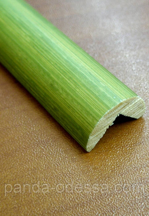 Бамбуковий молдинг кутовий зовнішній, зелений
