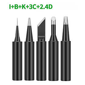 Набір із 5 жал 900M-T для паяльних станцій, паяльника, насадки