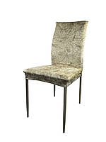 Чехол на стул универсальный Evibu Турция Велюр текстурный 50695 кремовый g
