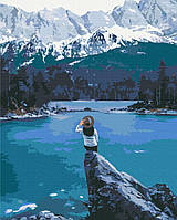 Картина по номерам «Путешественница в Норвегии», 40*50см, Brushme, BS52426