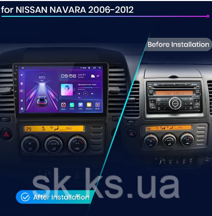 Junsun 4G Android магнітола для Nissan Navara NISSAN NAVARA 2006-2012 wifi