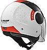 МОТОШОЛОМ ВІДКРИТИЙ LS2 OF562 AIRFLOW CONDOR КОЛІР WHITE BLACK RED, фото 4