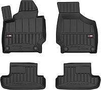 Автомобильные коврики в салон Frogum 3D на для Audi TT TTS TT RS 2 06-14 Ауди ТТ черные