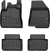 Автомобильные коврики в салон Frogum 3D на для Dacia Logan 3 20- Дачия Логан черные