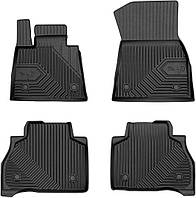 Автомобильные коврики в салон Frogum 3D на для BMW X7 G07 7м 18- 1-2 ряд БМВ Х7 черные