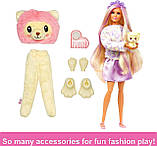 Лялька Барбі Barbie Cutie Reveal Doll & Accessories, Lion Plush Costume у костюмі лева, фото 5