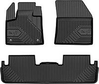 Автомобильные коврики в салон Frogum 3D на для Citroen DS7 Crossback 1 Hybrid 17- Ситроен ДС7 черные 2