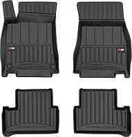 Автомобильные коврики в салон Frogum 3D на для Mercedes CLA C118 19- Мерседес ЦЛА черные