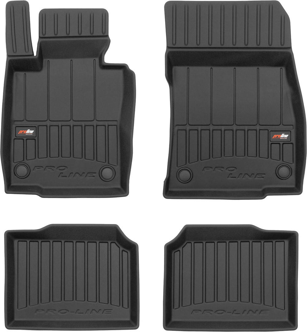 Автомобільні килимки поліки в салон Frogum 3D на у Mini Countryman 1 R60 10-16 Мини Кантримен чорні