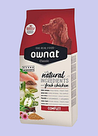 Сухой корм для взрослых собак Ownat Classic Complete Dog с Курицей 4 кг