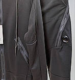 Чоловічий брендовий спортивний костюм CPCompany CK7260 чорний, фото 4