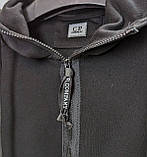 Чоловічий брендовий спортивний костюм CPCompany CK7260 чорний, фото 8