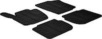 Автомобільні килимки поліки в салон GledRing на у Skoda Rapid 1 МКПП 12-19 Шкода Рапид чорні 2